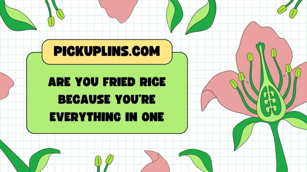 China Food-Inspired Pickup Lines