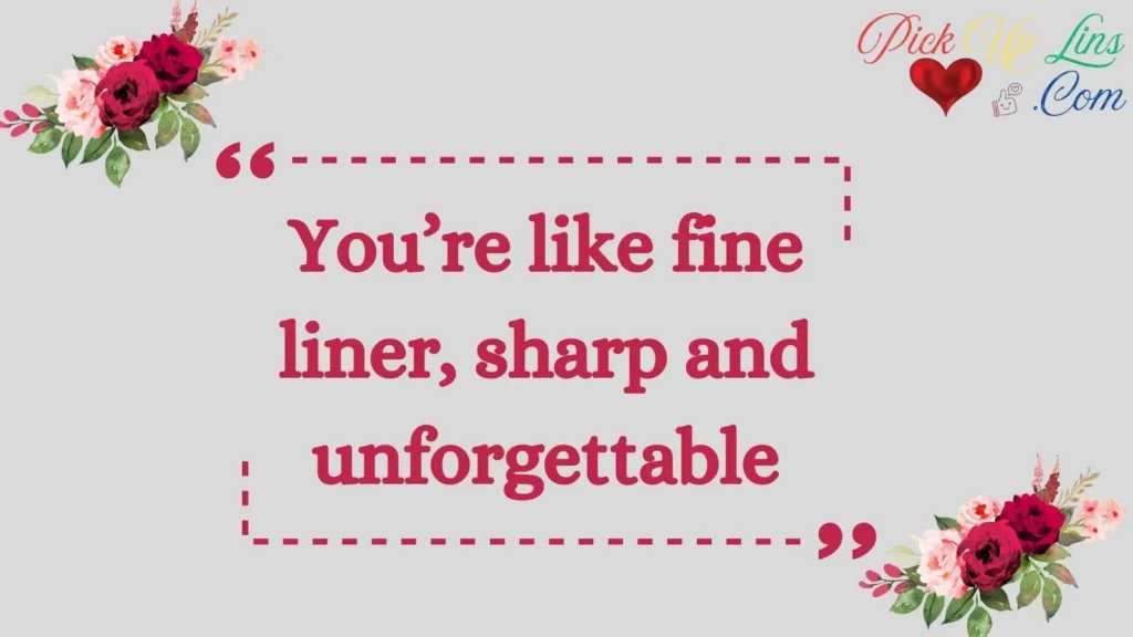 Cute Draw Pickup Lines for Her