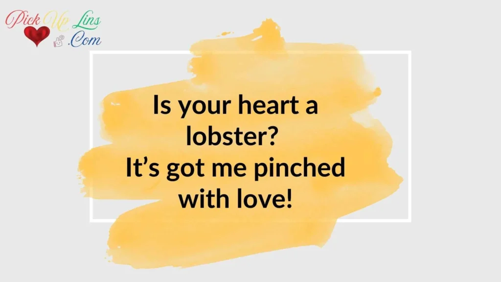 Cute Lobster Lines For Her