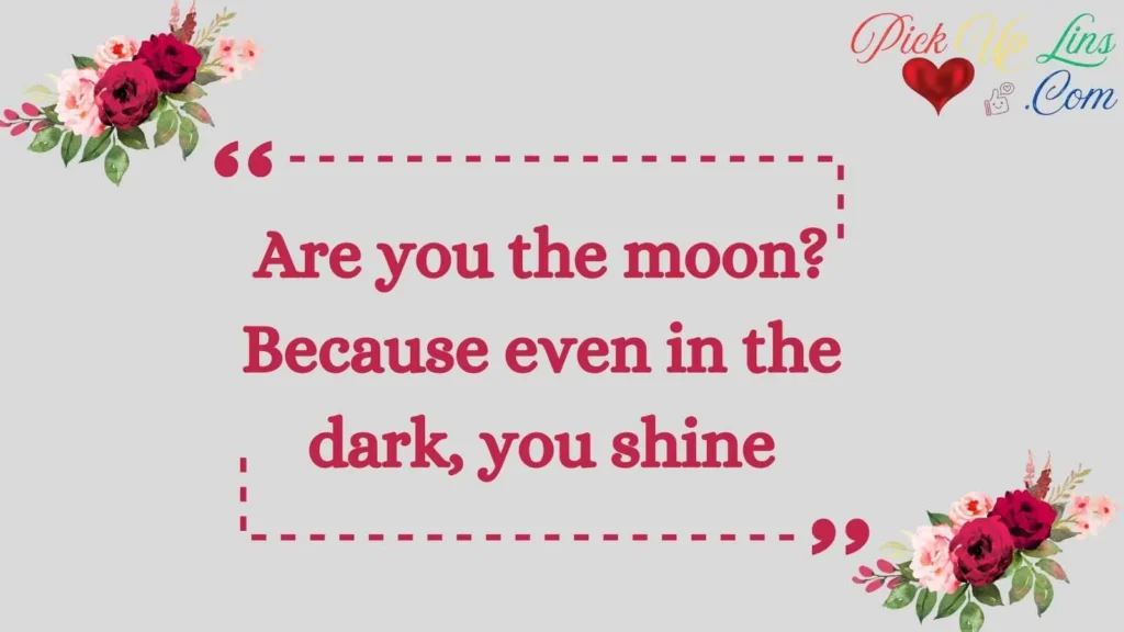 Romantic Blushing Pickup Lines