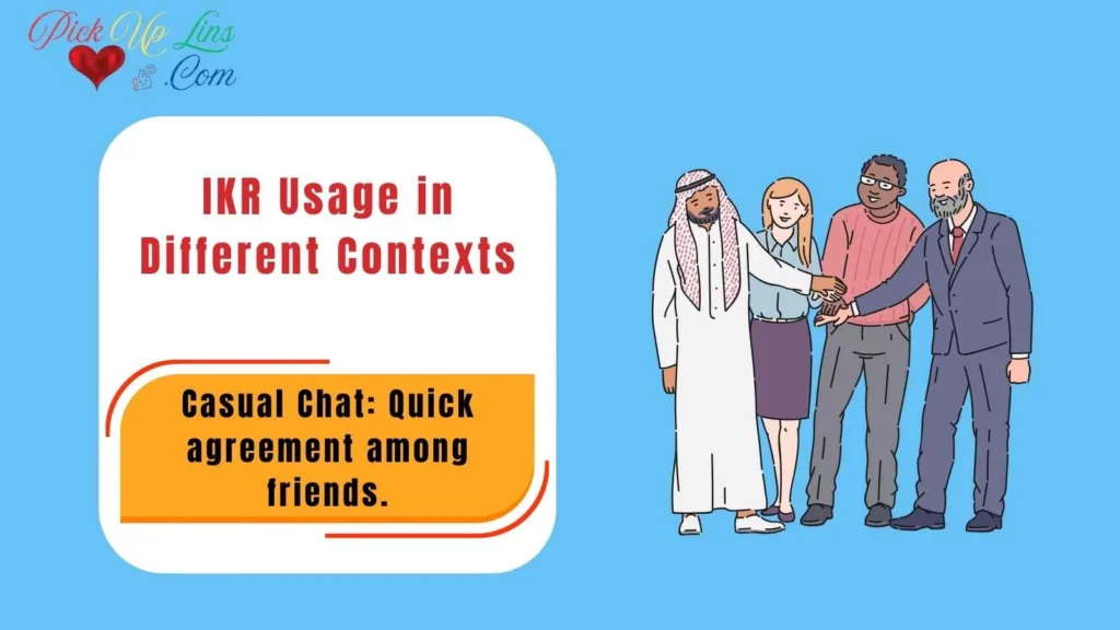 IKR Usage in Different Contexts