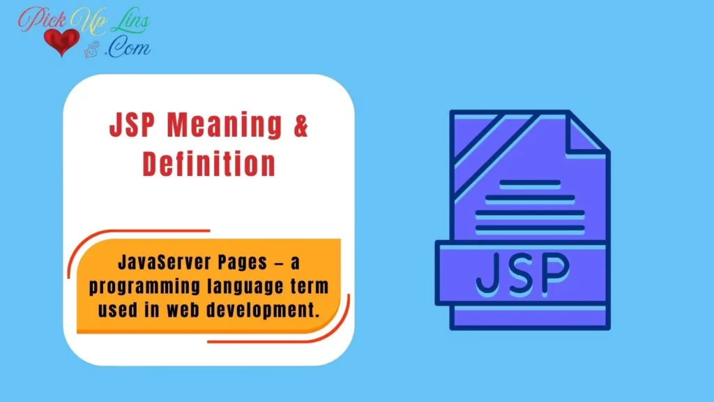 JSP Meaning & Definition