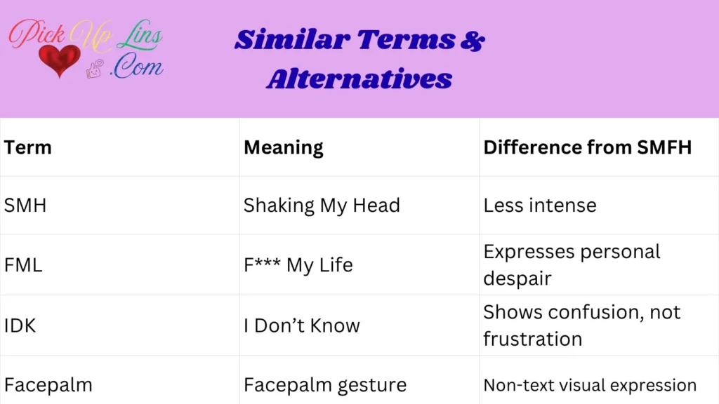 Similar Terms & Alternatives