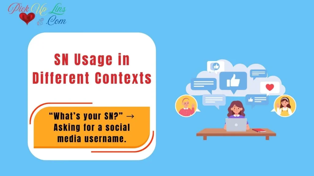SN Usage in Different Contexts