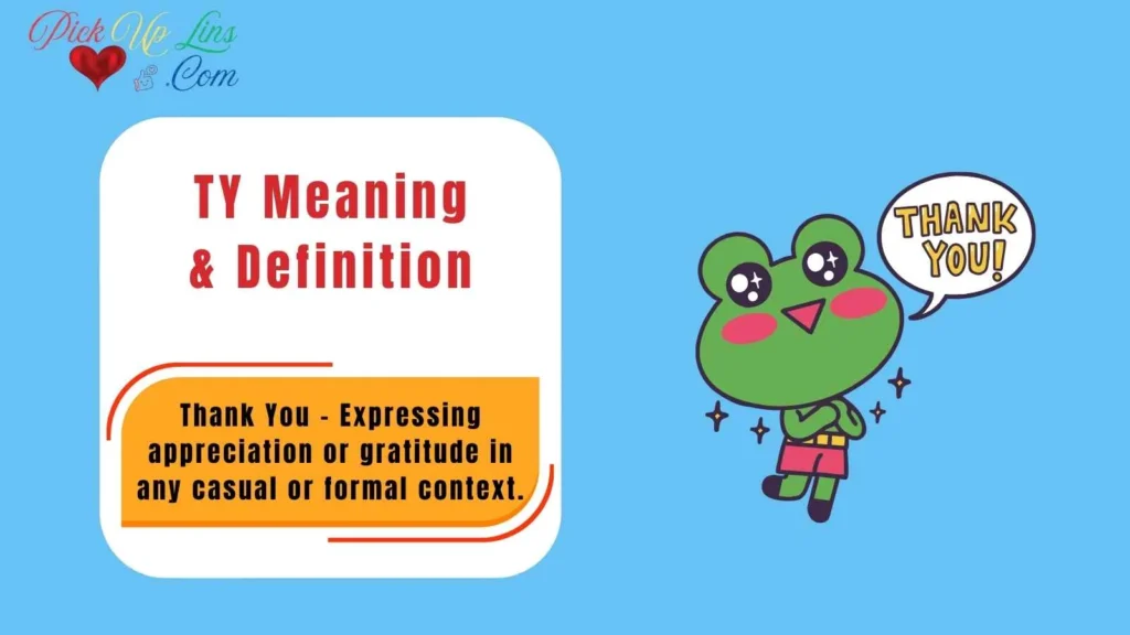 TY Meaning & Definition