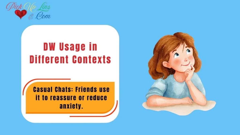 DW Usage in Different Contexts