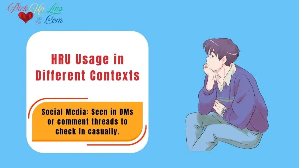 HRU Usage in Different Contexts