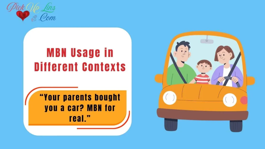 MBN Usage in Different Contexts