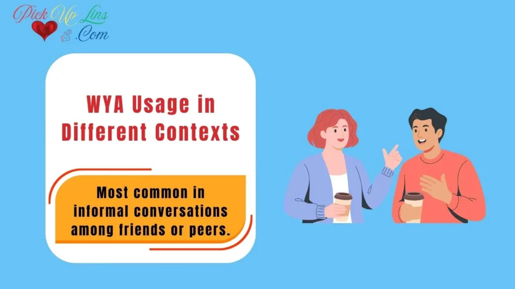 WYA Usage in Different Contexts