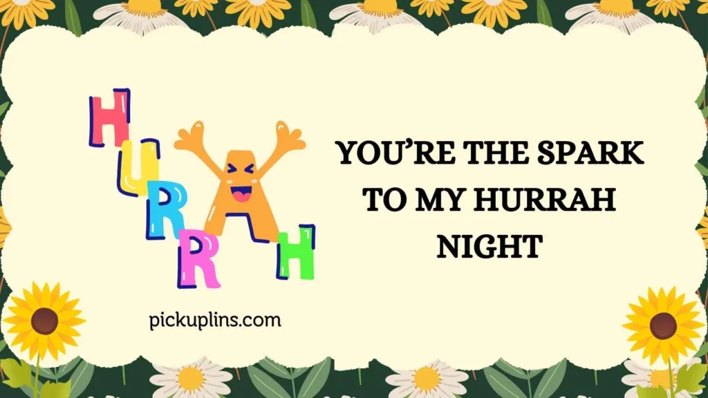 Bold Hurrah Pick Up Lines