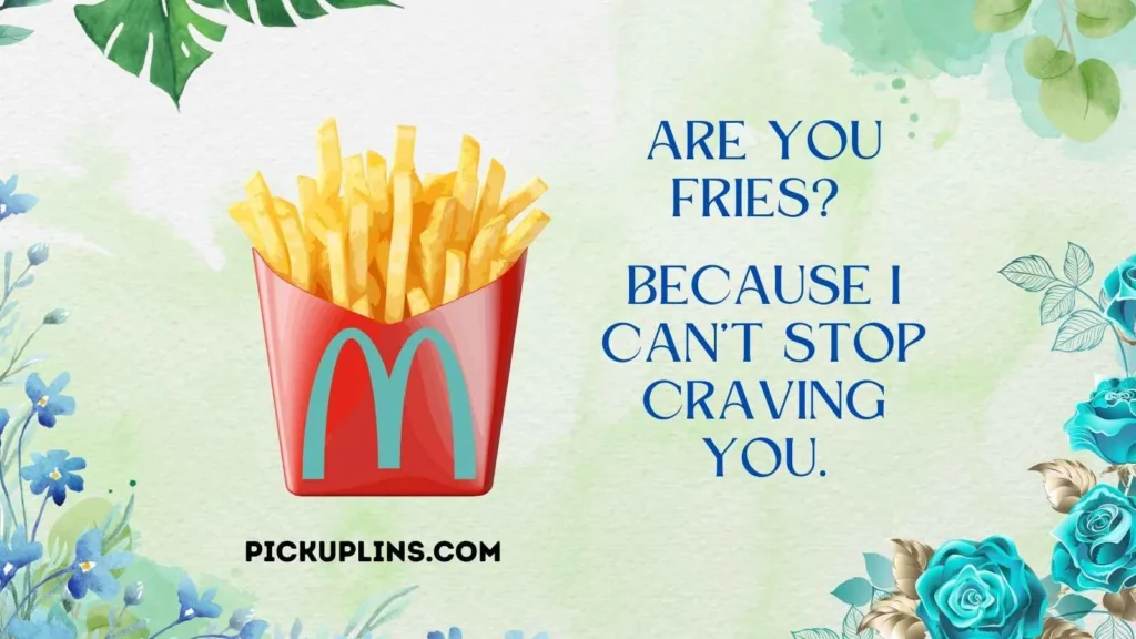 classic mcdonalds rizz lines