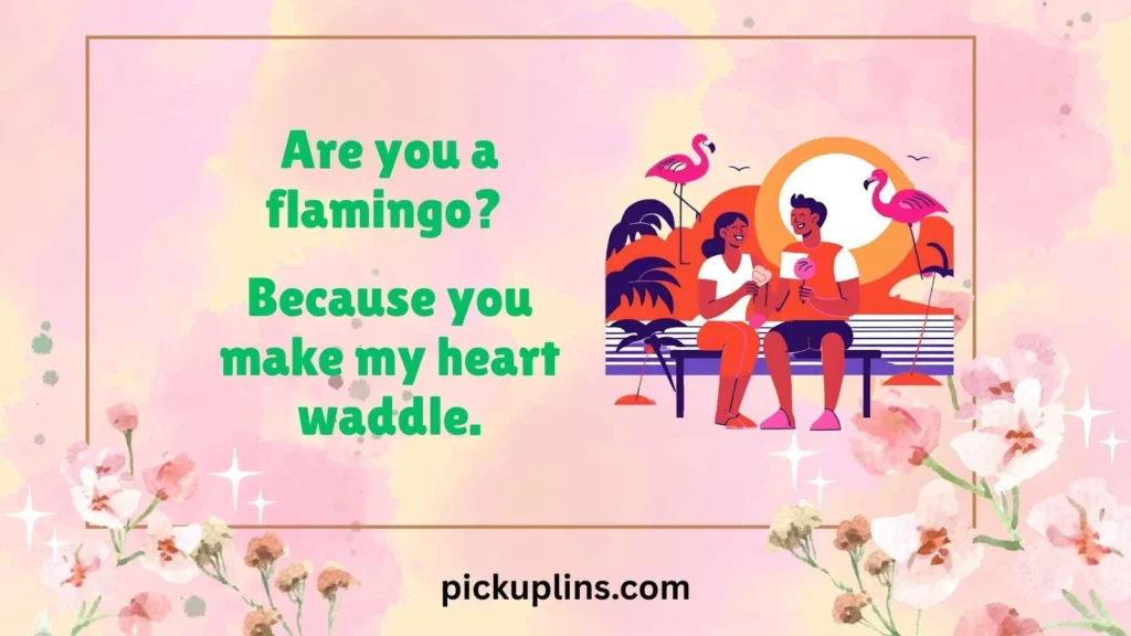 Cute Flamingo Lines for Her