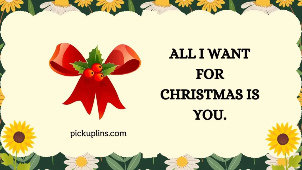 Cute Holly Pick Up Lines