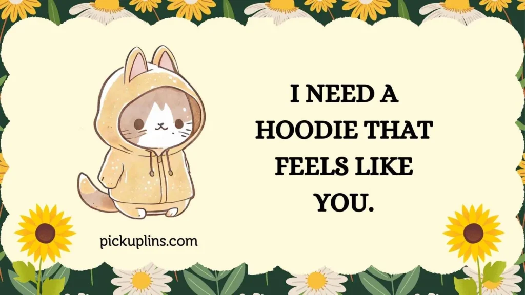 Cute Hoodie Pick Up Lines