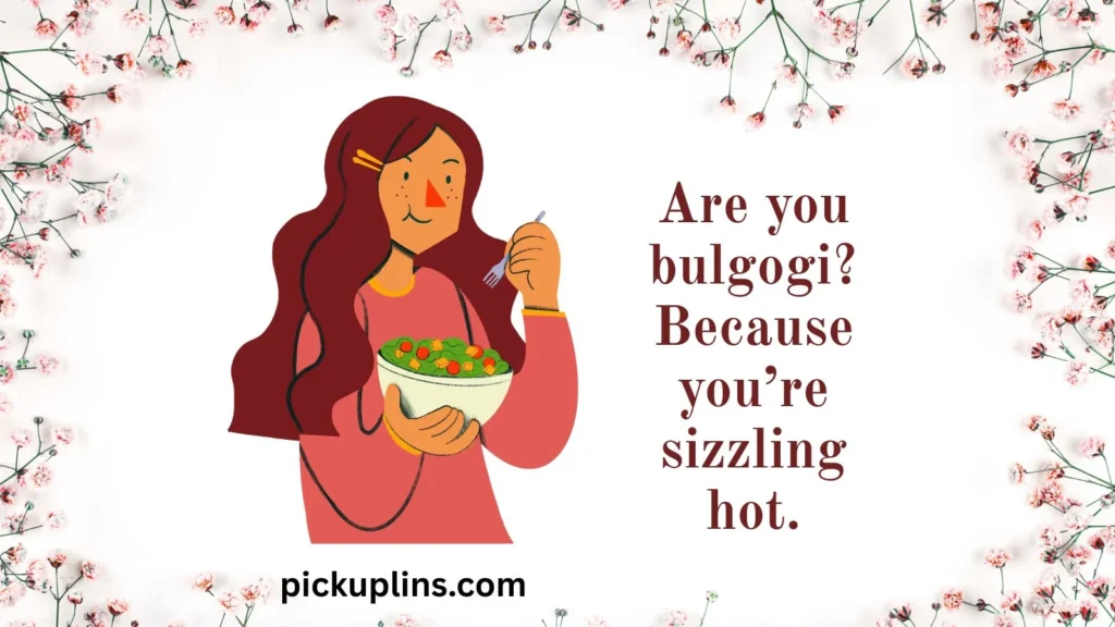 Foodie Korean Pick Up Lines 