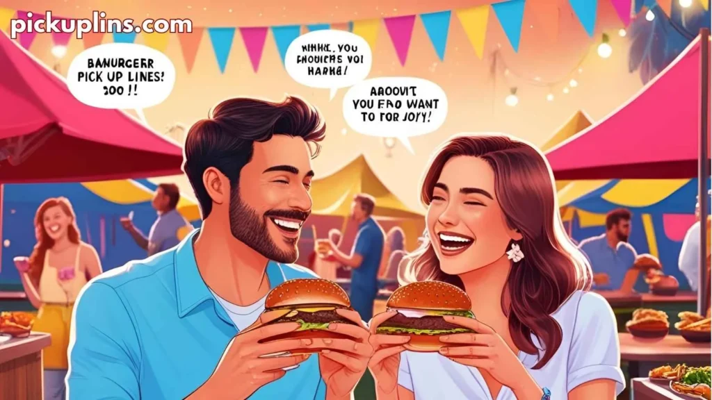 Funny Hamburger Lines for DMs