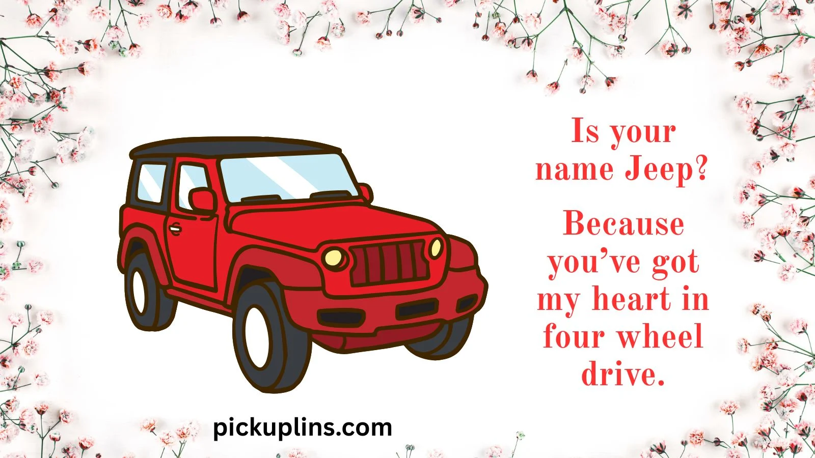 Jeep Pick Up Lines