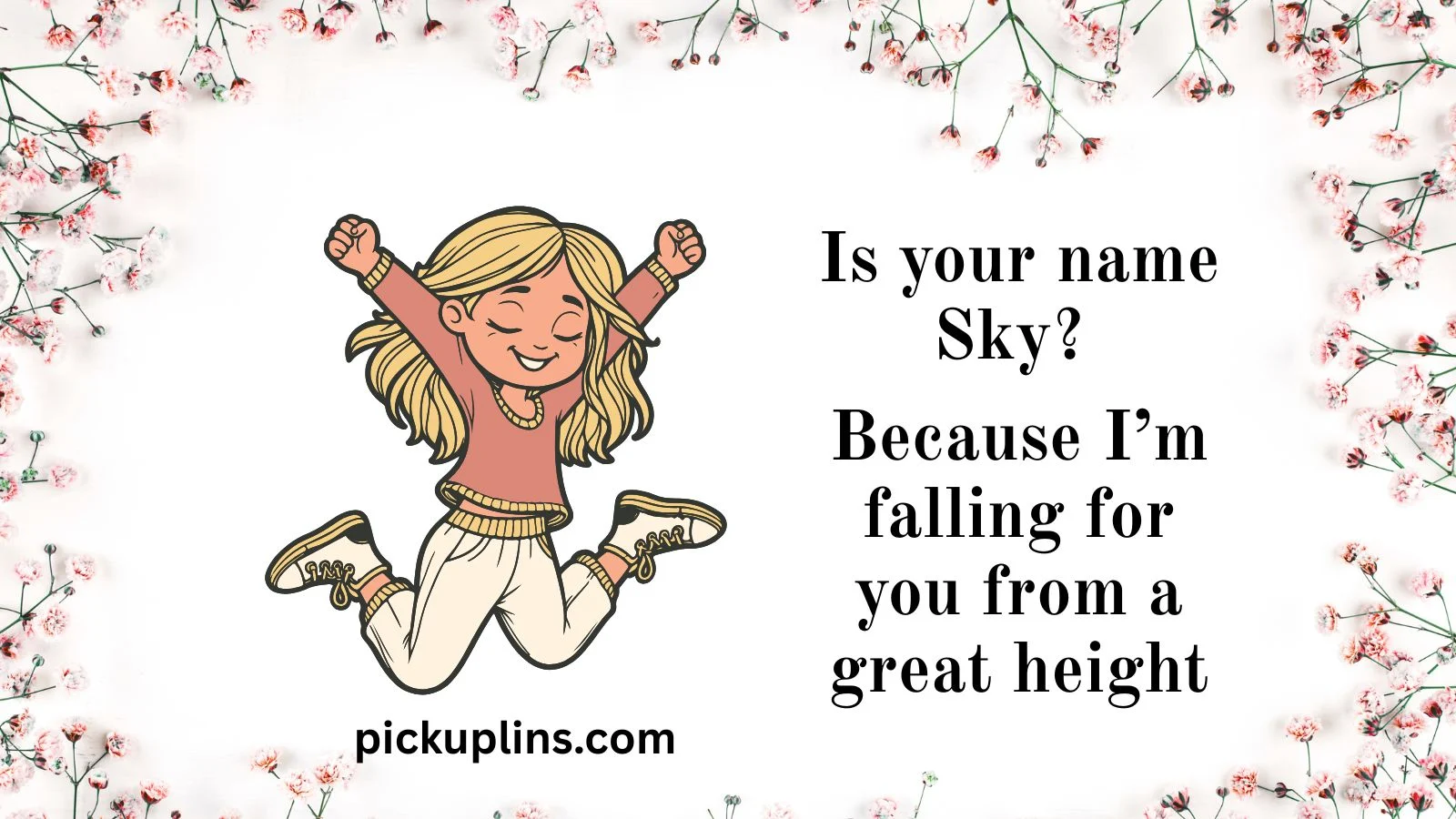 Jump pick up lines