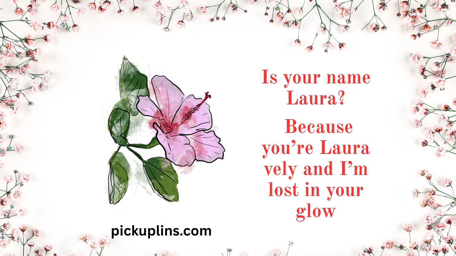 Laura Pick Up Lines