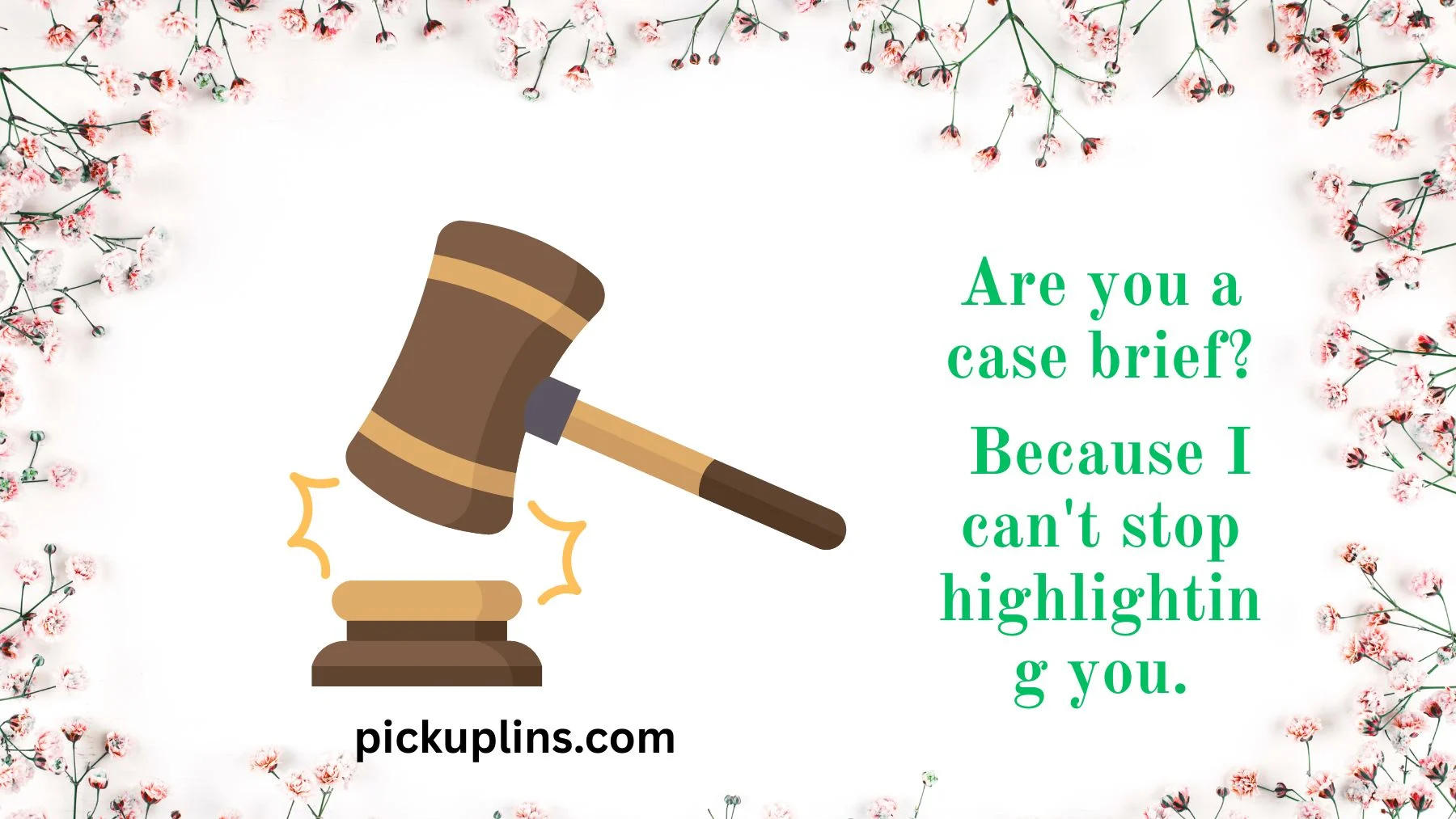 Legal Pick Up Lines