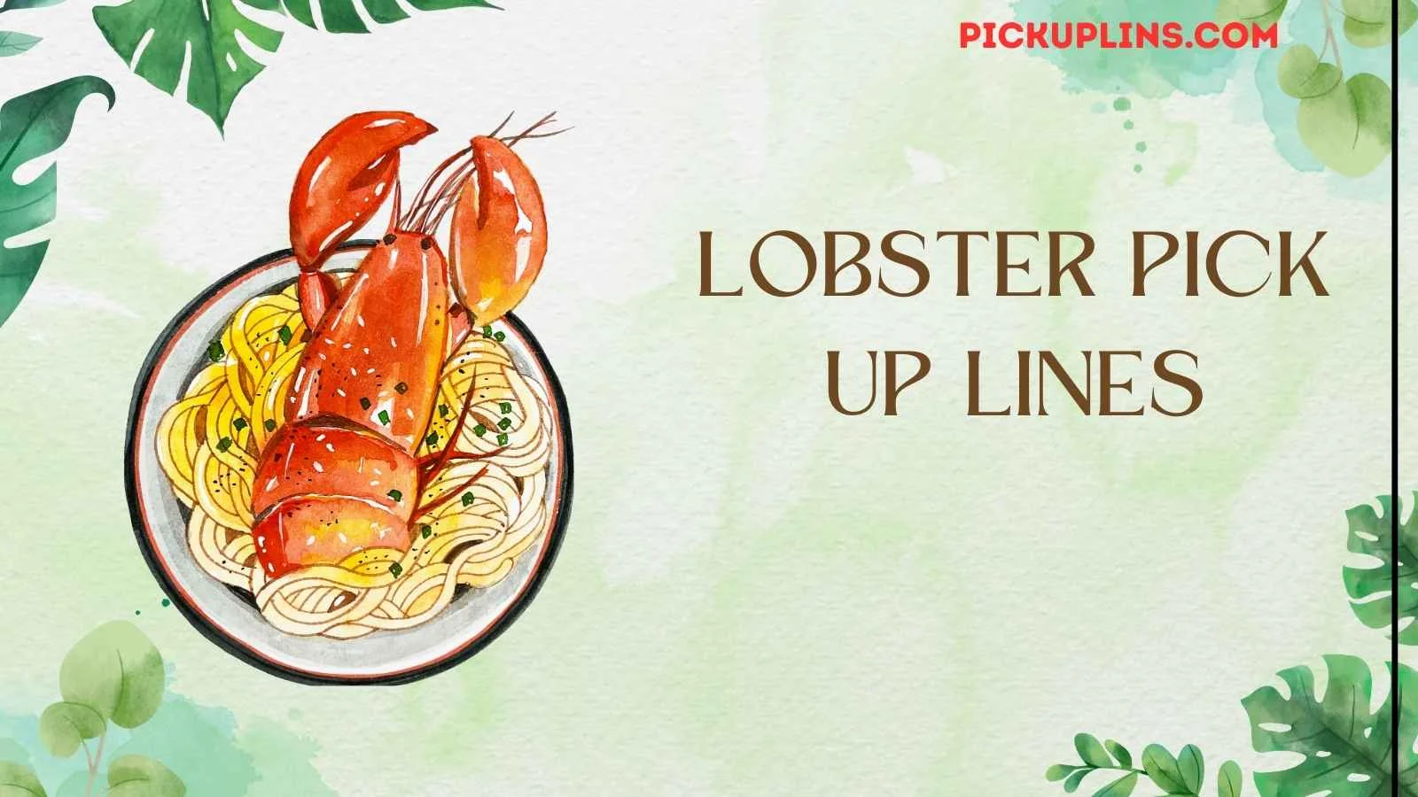 Lobster Pick Up Lines