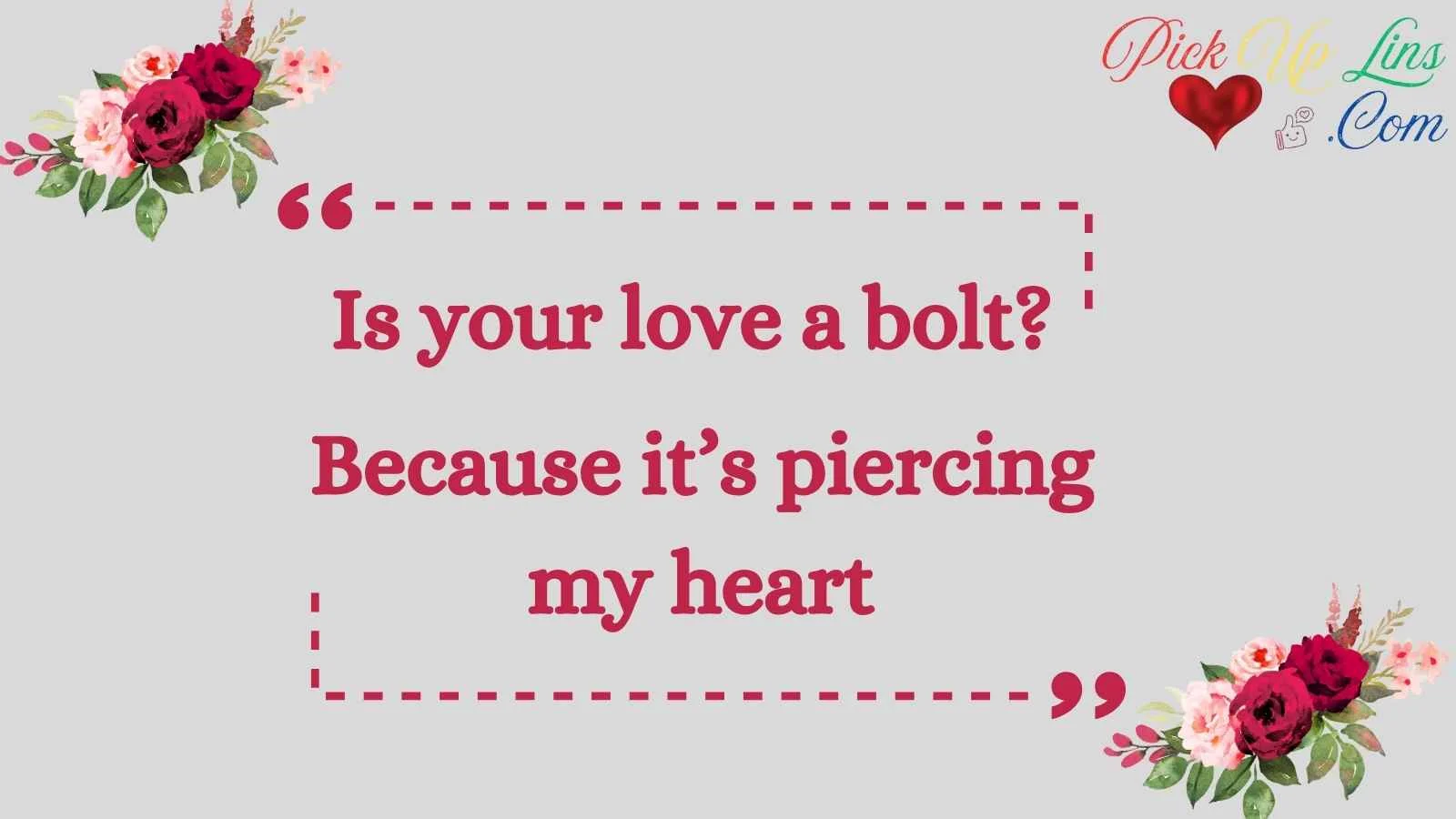 Lightning Pick Up Lines