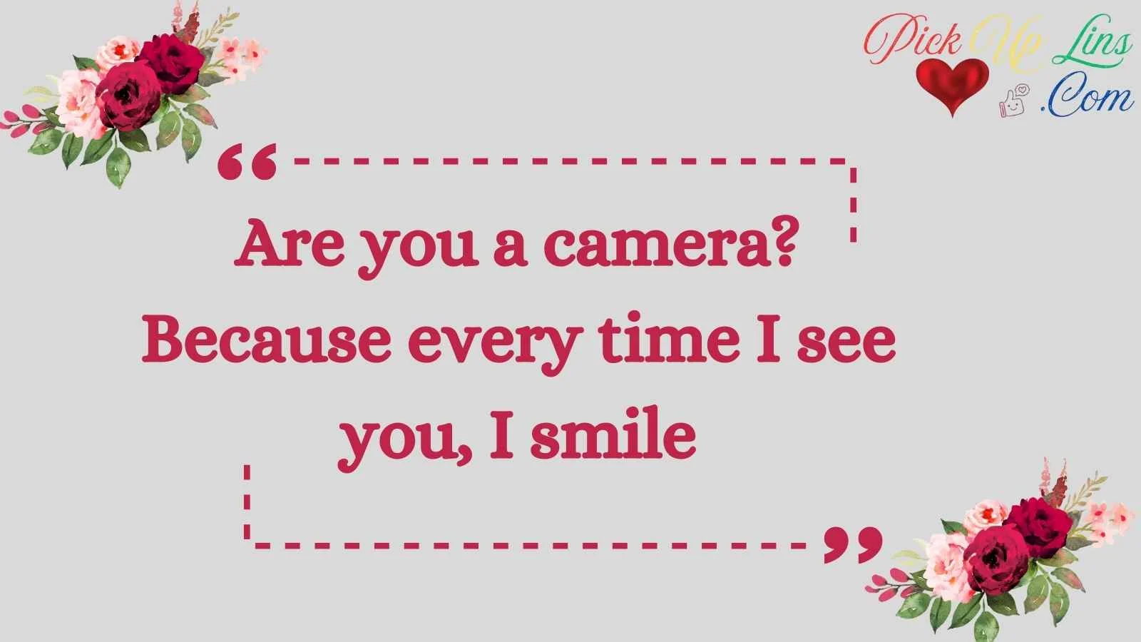 Blushing Pickup Lines