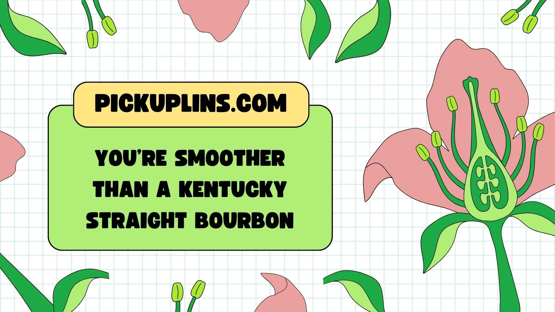 Bourbon Pickup Lines