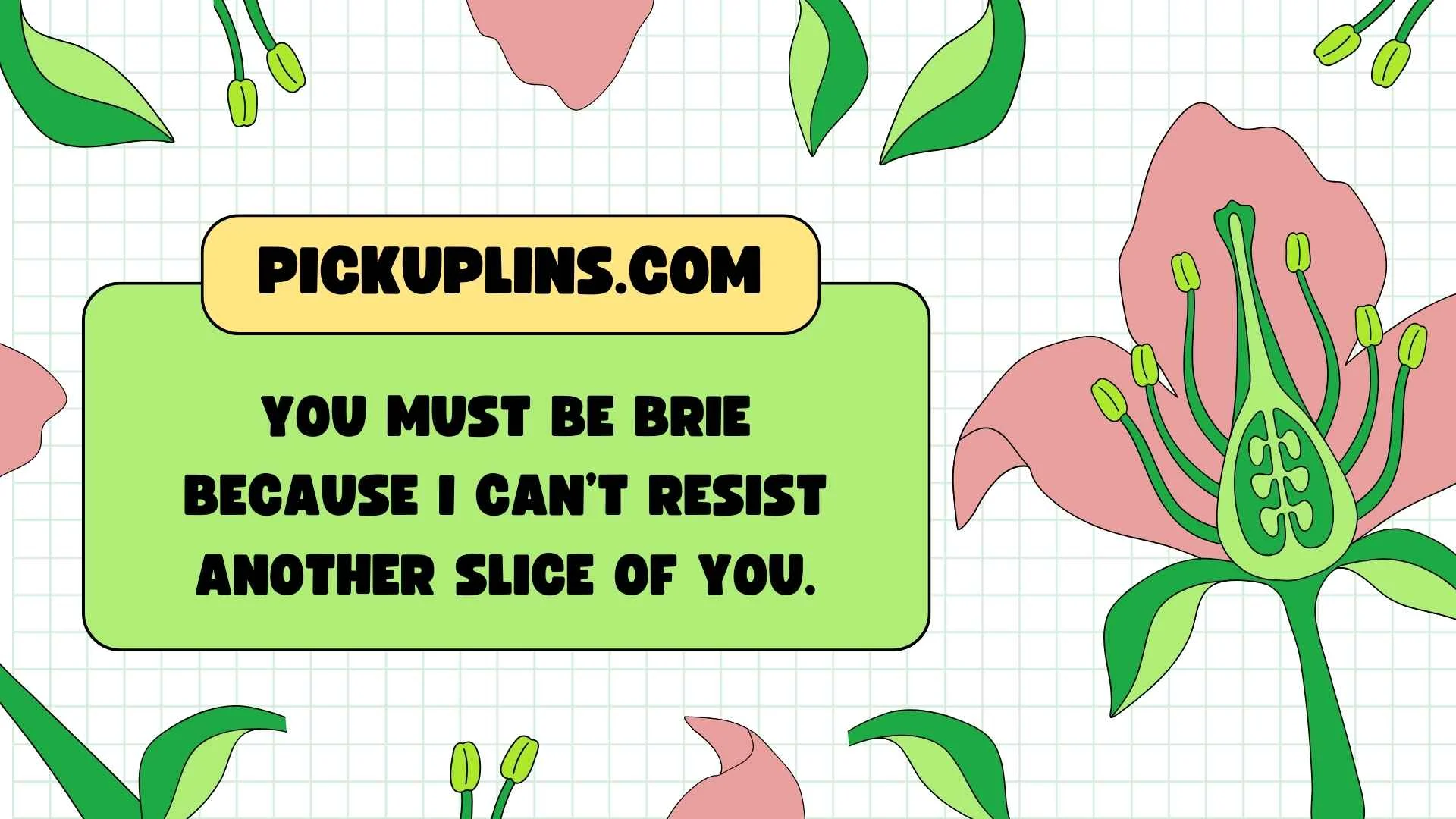 Brie Pickup Lines