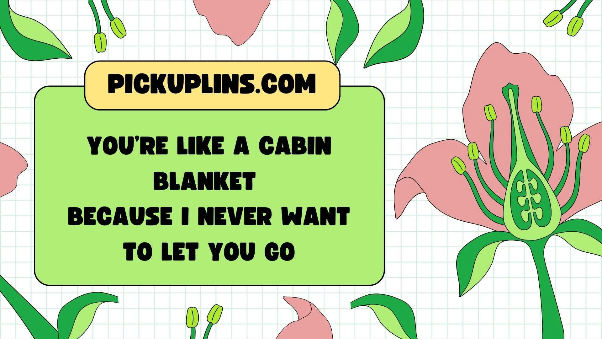 Cabin Pickup Lines