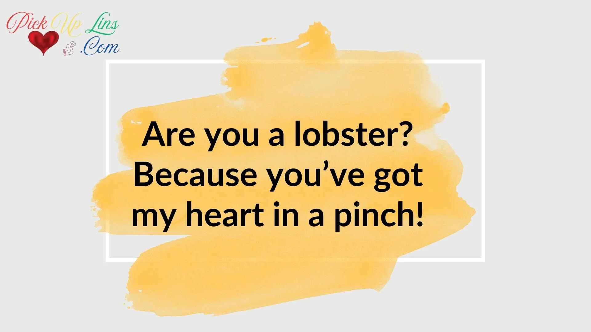 Claw-some Lobster Pick Up Lines