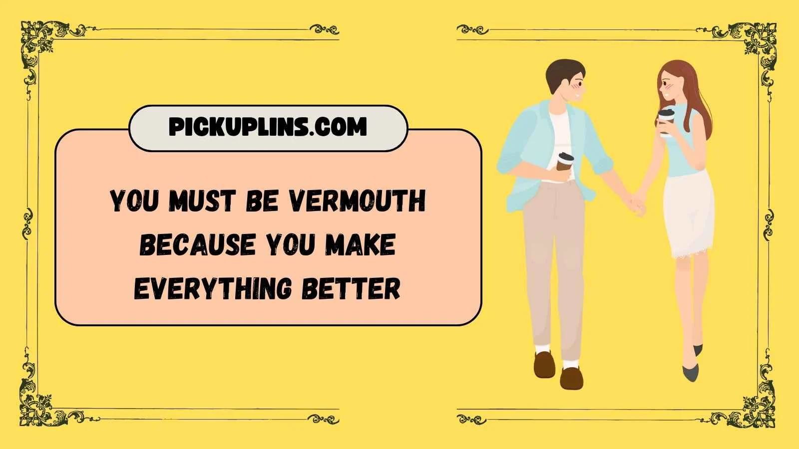 Cocktail Pickup Lines