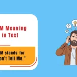 DTM Meaning in Text